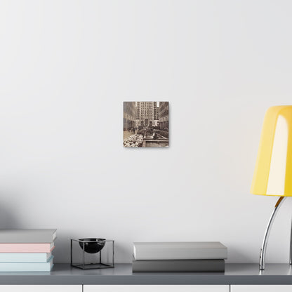 Rockefeller Plaza Canvas Gallery Wraps 6″ x 6″ 1.25"