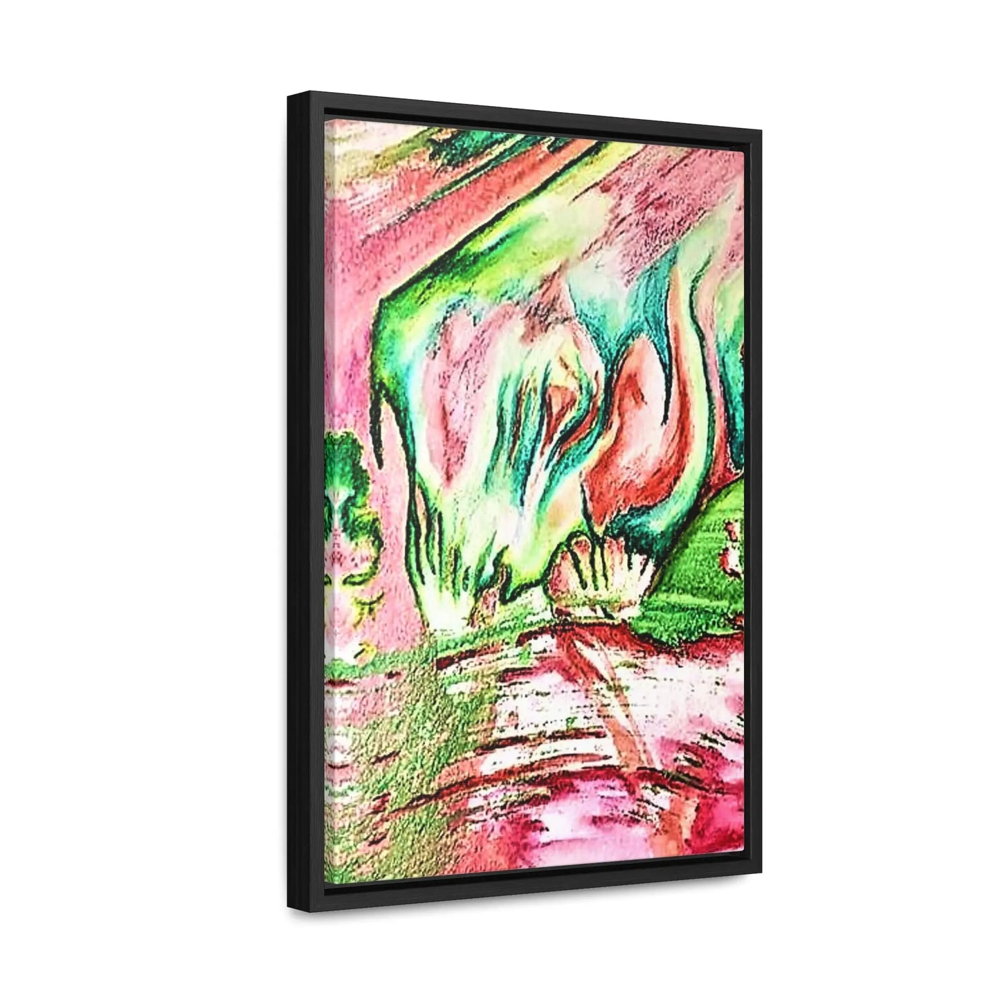 Pink Forest Gallery Canvas Wraps, Vertical Frame