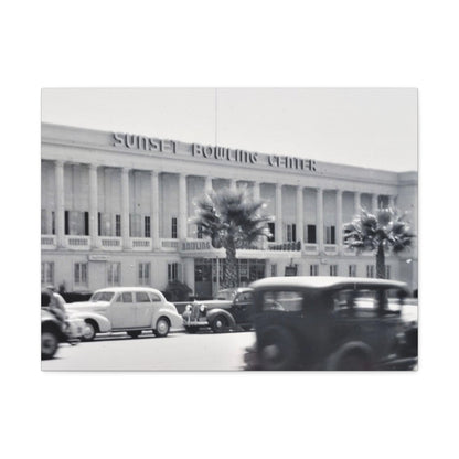 Sunset Bowling Center Largest in U.S 1939 Stretched Canvas