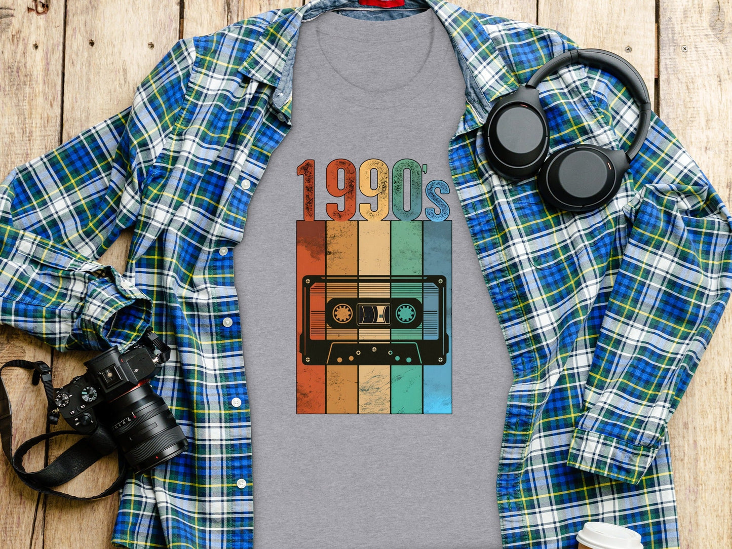 Vintage Cassette Tape with 1990s Design Retro T-Shirt- Cloud 16 Clothing Co.- {{Product type}}