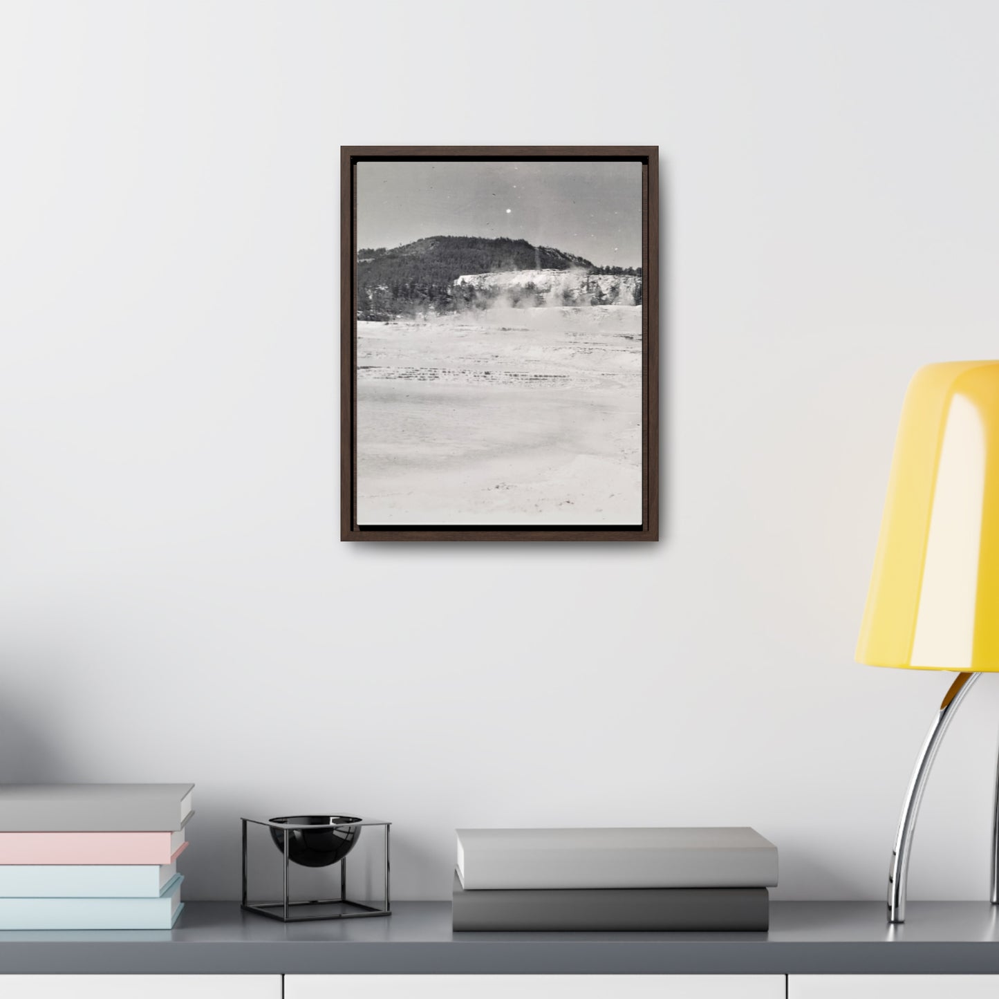 Mammoth Hot Springs Yellowstone Gallery Canvas Wraps, Vertical Frame