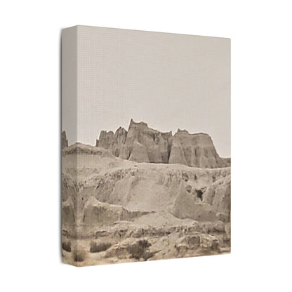 West Satin Canvas Stretched
