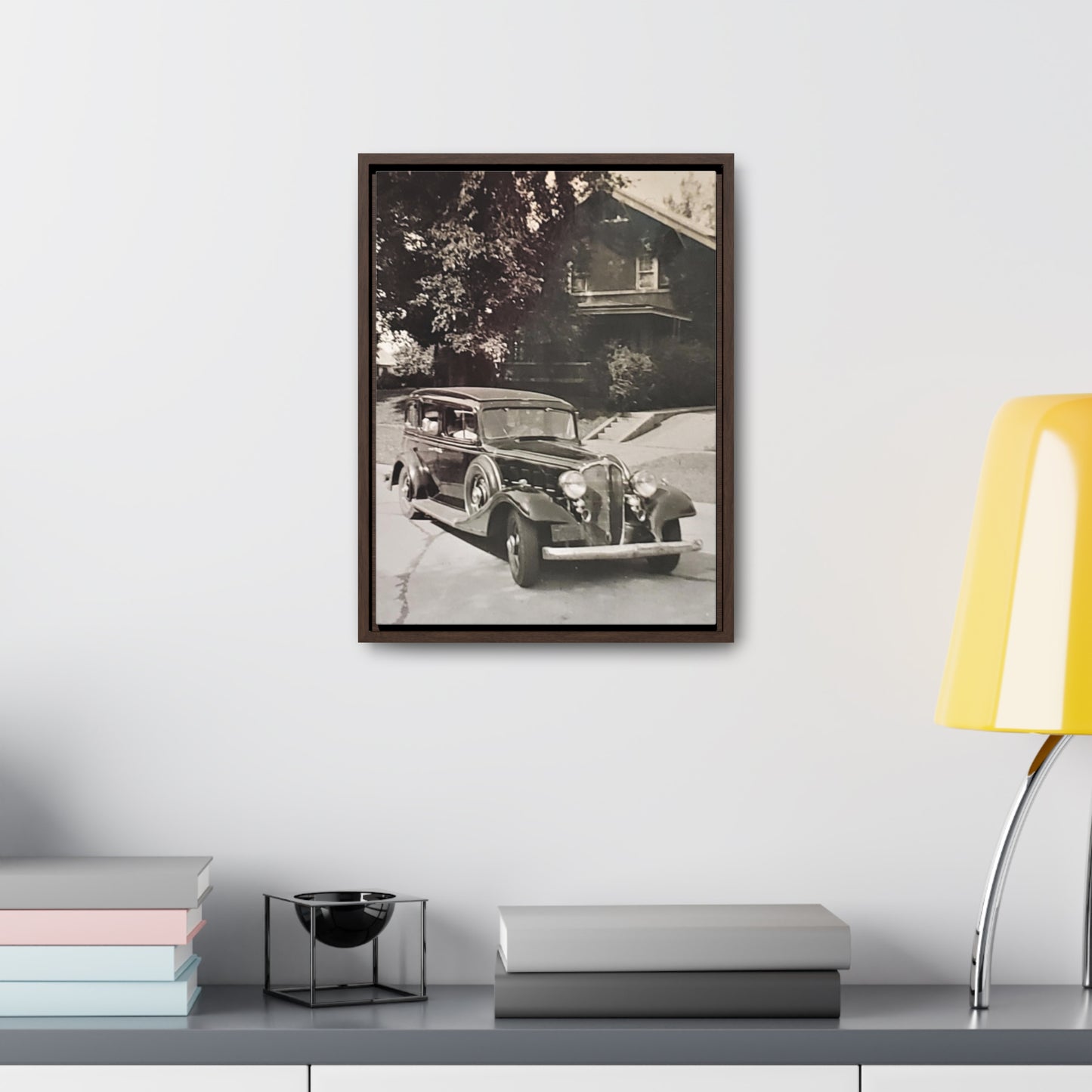 Classic Car Gallery Canvas Wraps, Vertical Frame