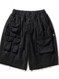 Men's Multi Pockets Shorts - Black -
