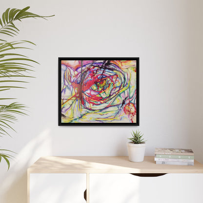 The Eye Framed Art Print - Kia Day Design