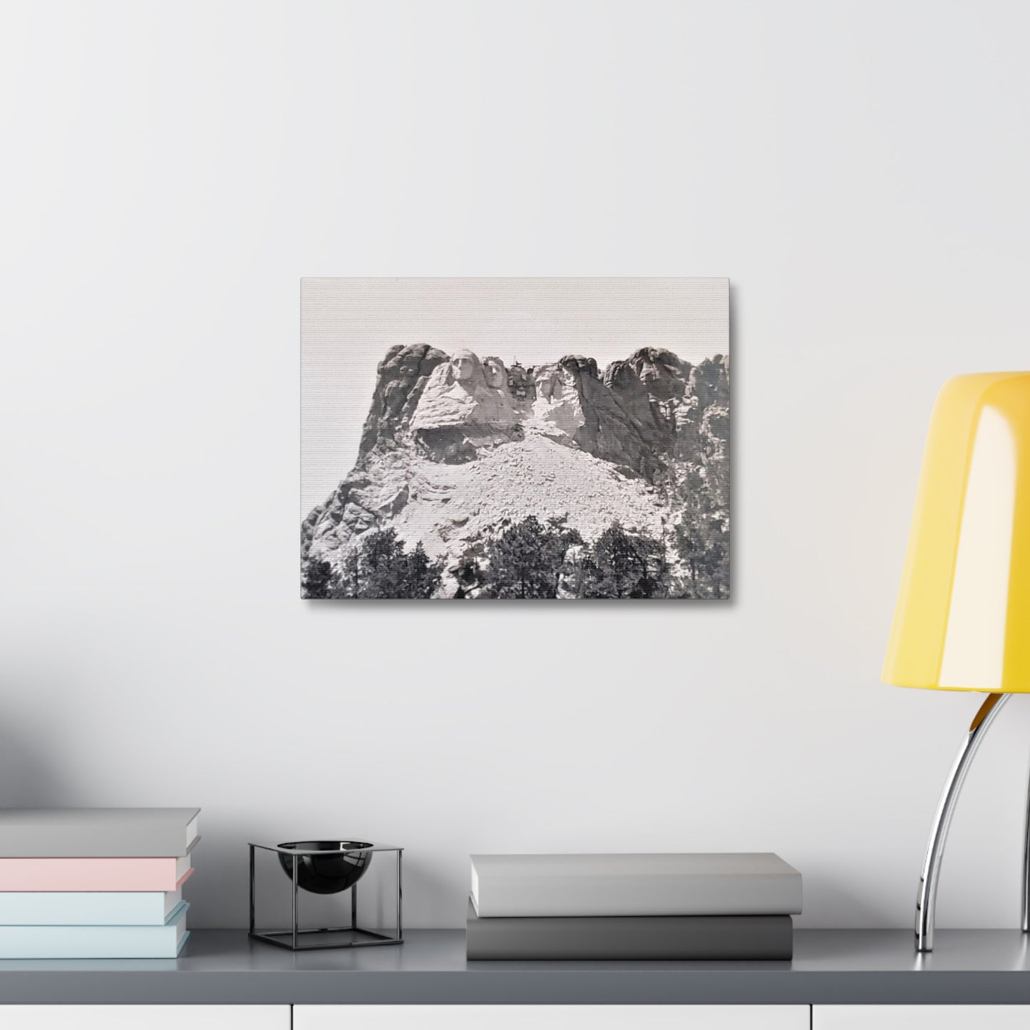 Black Hills Mount Rushmore Stretched Canvas