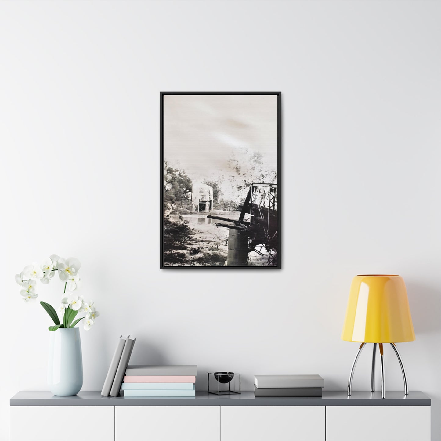 Bridge Gallery Canvas Wraps, Vertical Frame