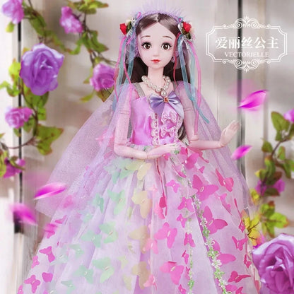 60cm Large Doll Full Set 15 Joint Doll 60cm1 Multicolor