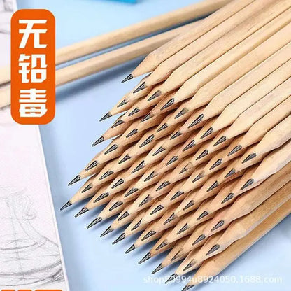 100pcs Lot Wood HB Non-Toxic Pencils