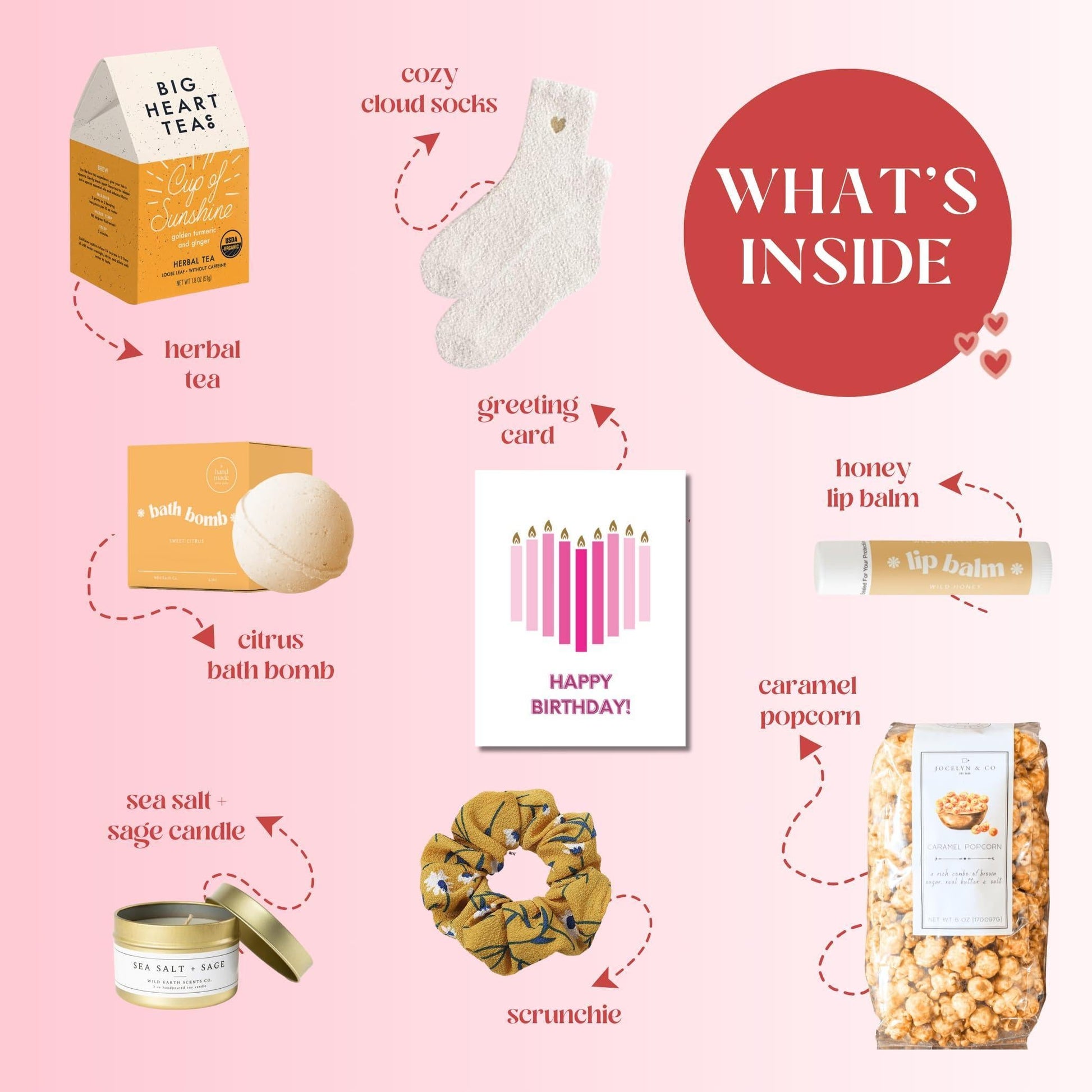 Sending Sunshine Gift Box Cheer Up Tea Care - - gift set