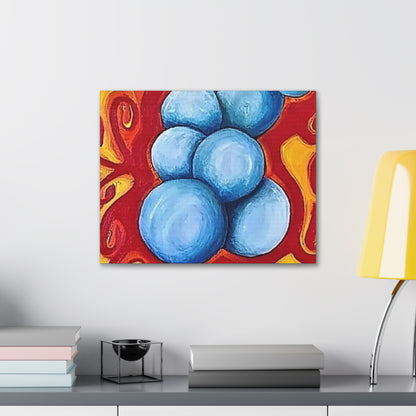 Blue Balls Canvas Gallery Wraps