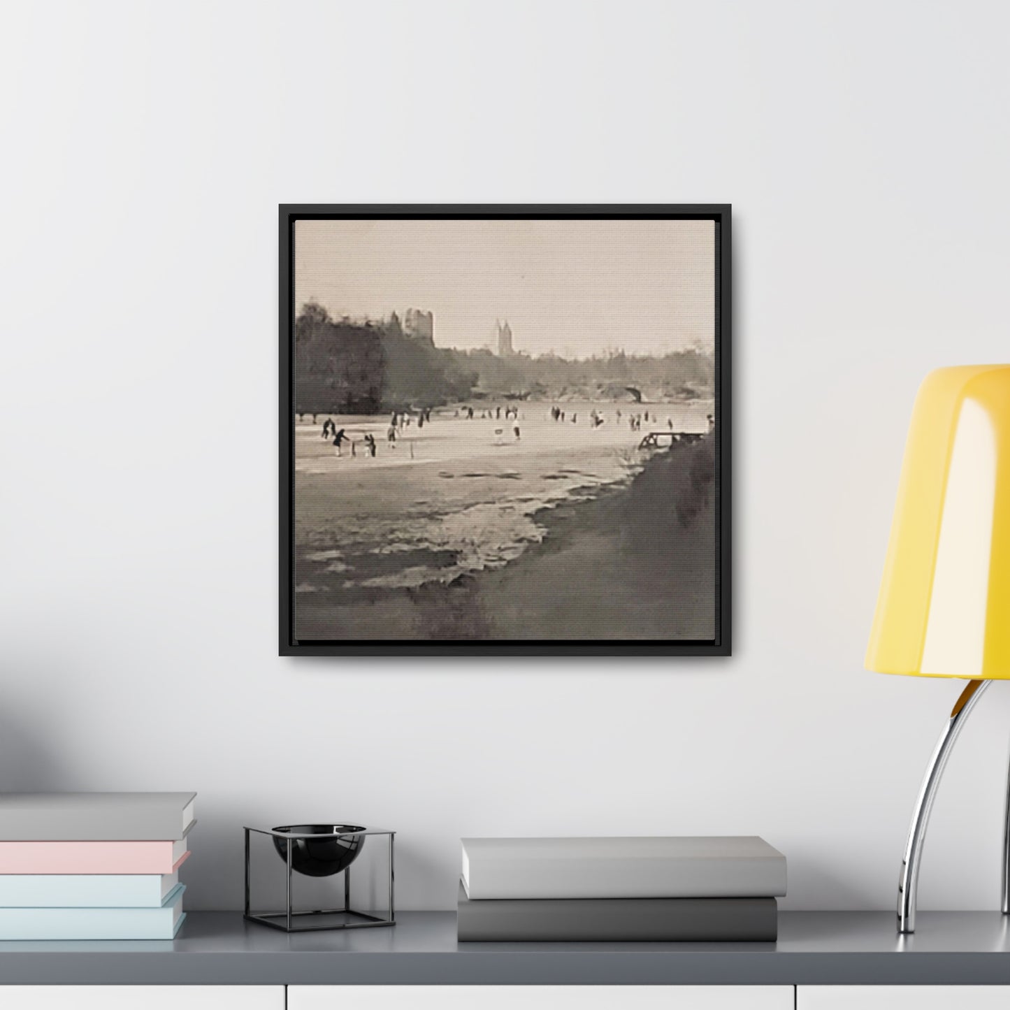 Central Park Gallery Canvas Wraps, Square Frame