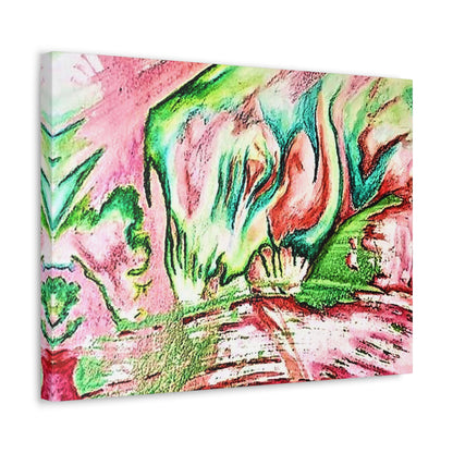 Pink Forest Stretched Canvas