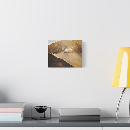 Morris Dam Lake Satin Canvas Stretched 10″ x 8″ (Horizontal) 1.5"