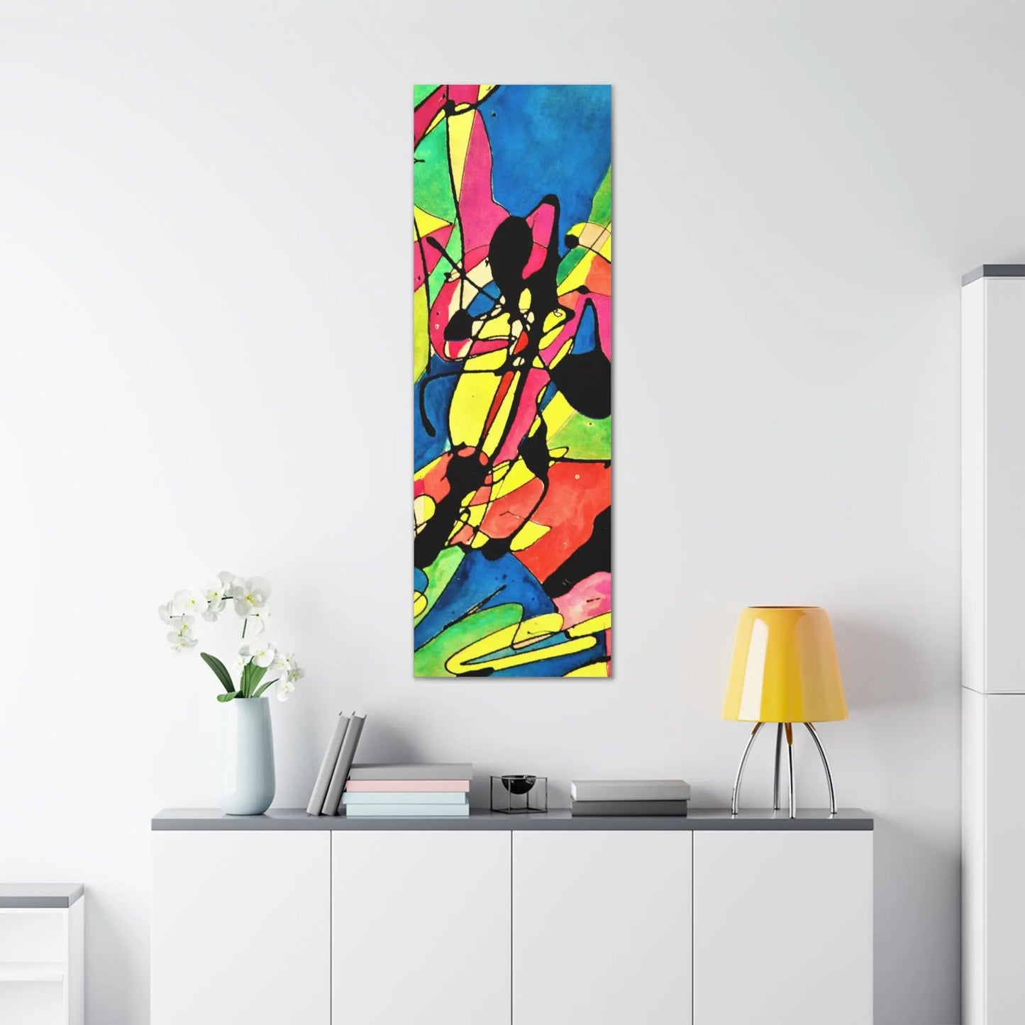 Exploding Earth Canvas Gallery Wraps 20″ x 60″ 1.25"