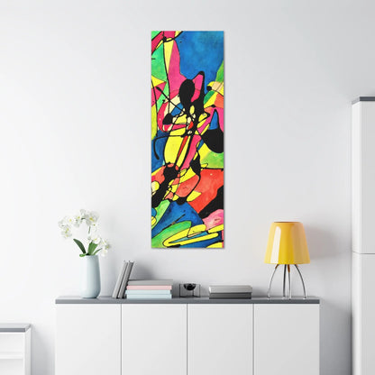 Exploding Earth Canvas Gallery Wraps 20″ x 60″ 1.25"