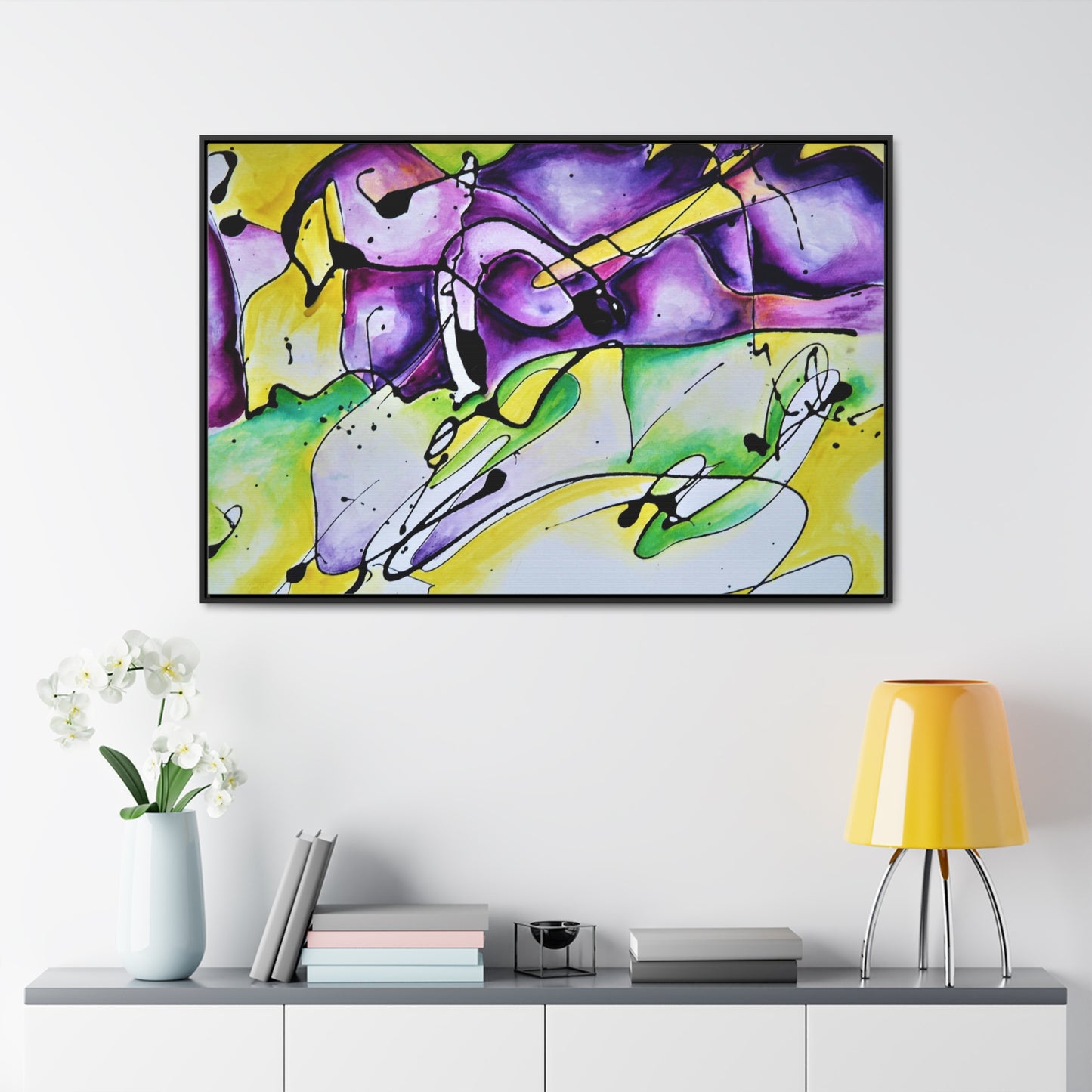 Purple Mountains Gallery Canvas Wraps, Horizontal Frame