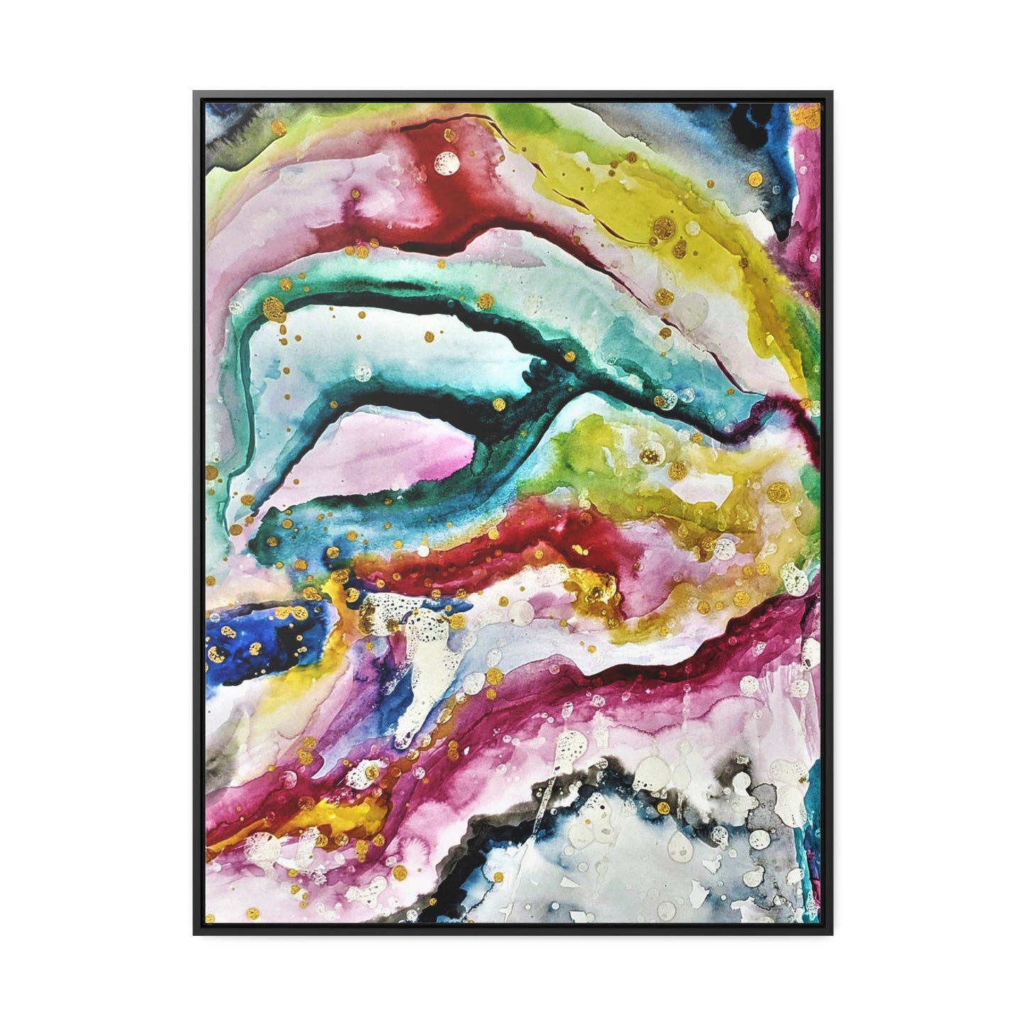 Cosmic Face Gallery Canvas Wraps, Vertical Frame