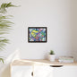 Alien Abstract Colorful Framed Canvas Art - Kia Day Design
