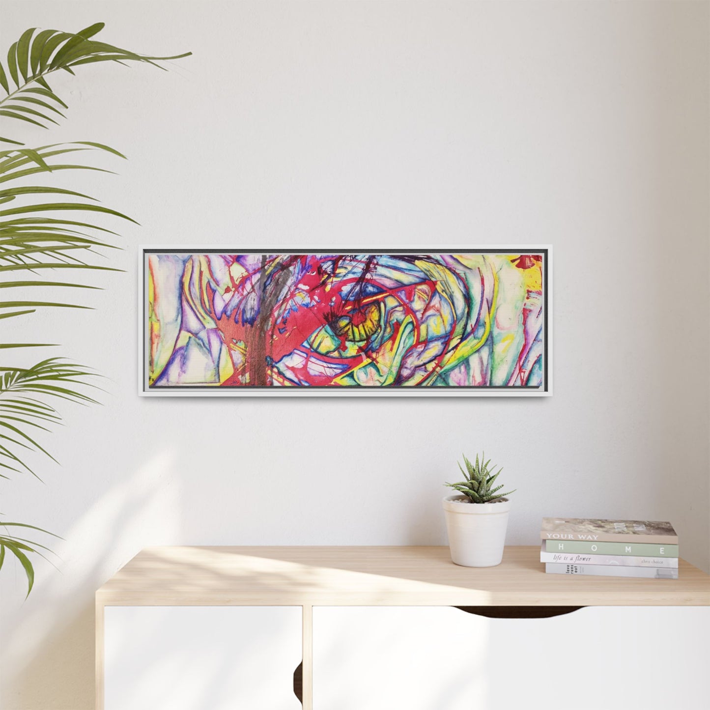 The Eye Framed Art Print - Kia Day Design