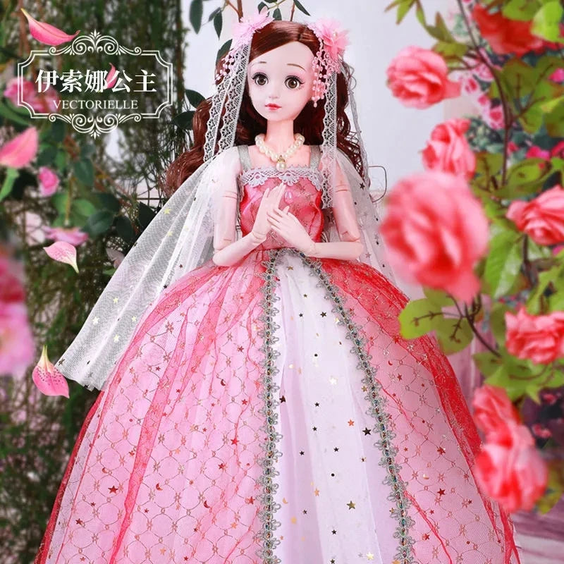 60cm Large Doll Full Set 15 Joint Doll 60cm2 Multicolor