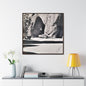 At the Needles Gallery Canvas Wraps Square Frame 36″ x 36″ Premium Gallery Wraps (1.25″) Walnut