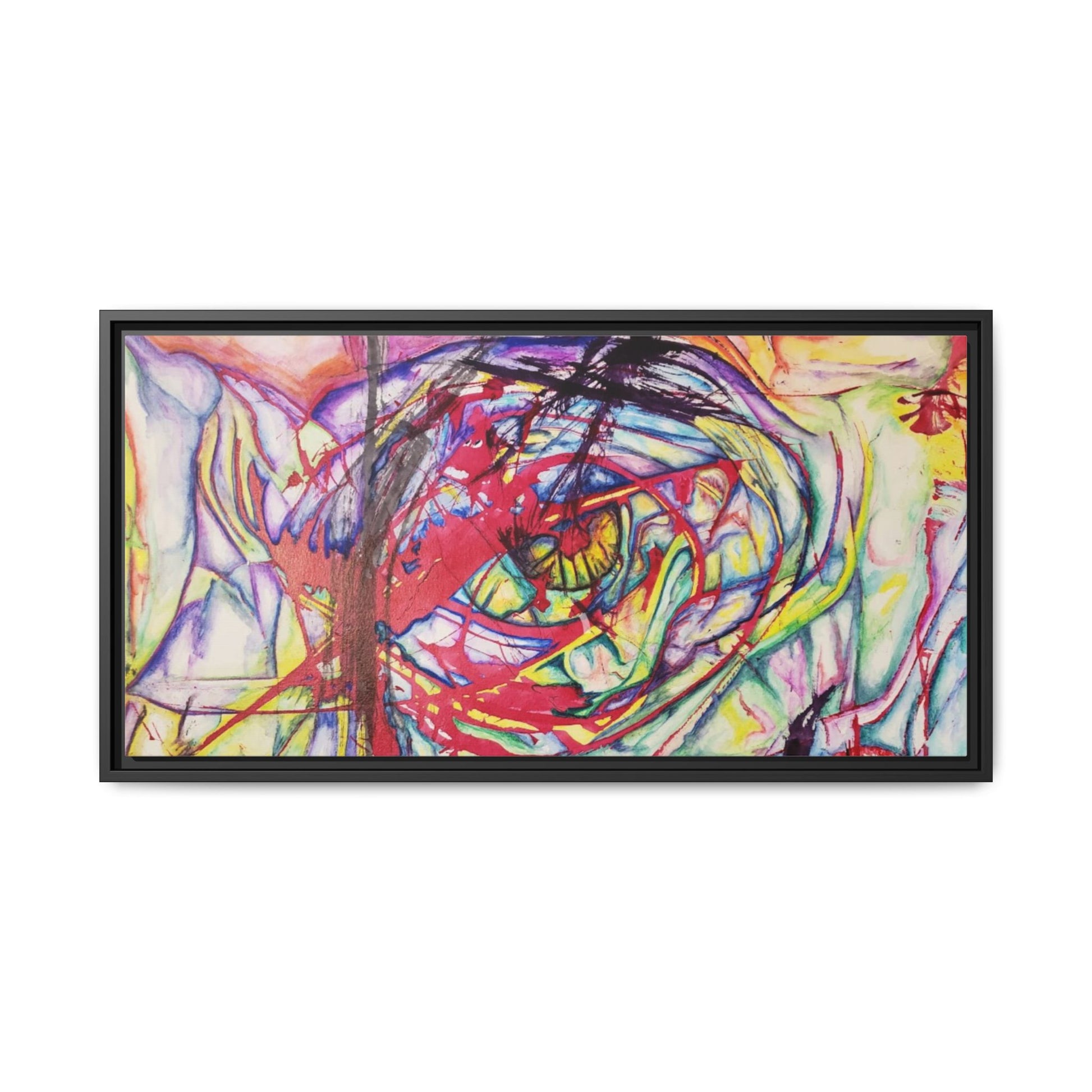 The Eye Framed Art Print - Kia Day Design