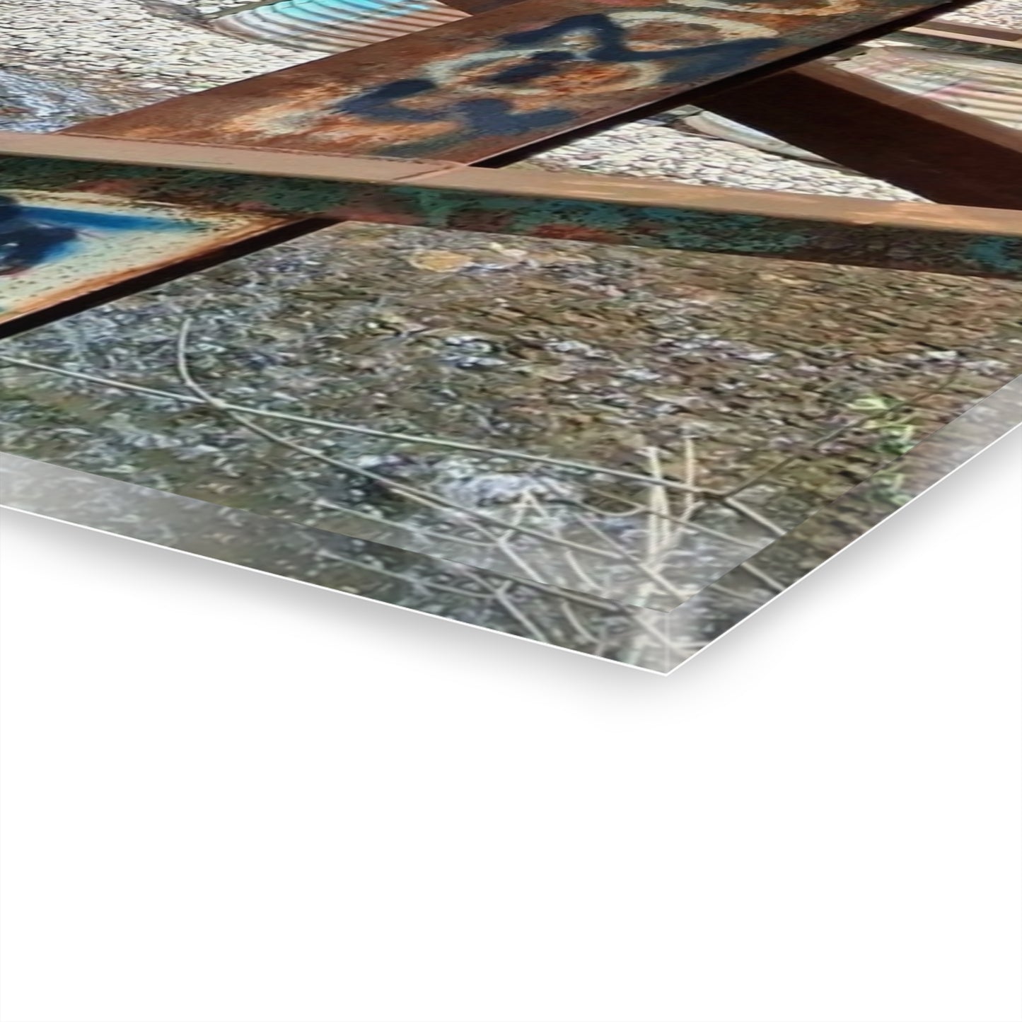 Graffiti Bridge Acrylic Print — Urban Decay Photo Wall Art French Cleat Hanging - - Home Decor