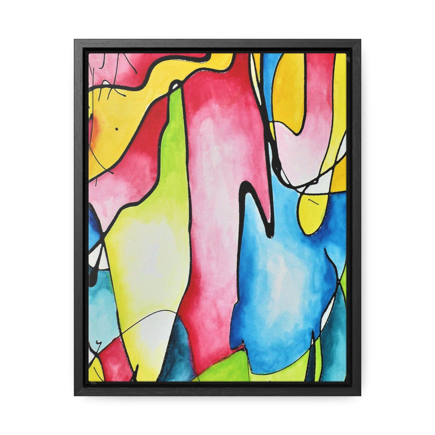 Blue Flame Gallery Canvas Wraps, Vertical Frame