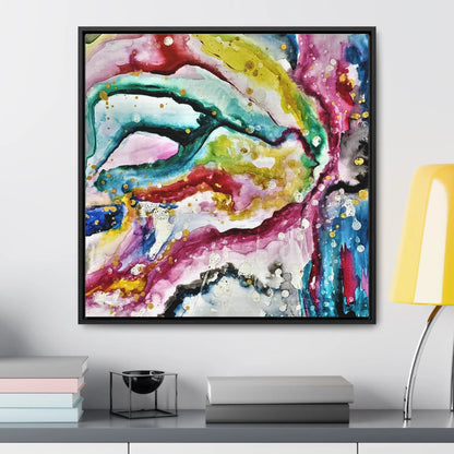 Cosmic Face Gallery Canvas Wraps, Square Frame