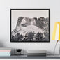 Black Hills Mount Rushmore Gallery Canvas Wraps Horizontal Frame 24″ x 20″ Black 1.25"