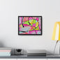 Pink Mouse Gallery Canvas Wraps Horizontal Frame 14″ x 11″ Black 1.25"