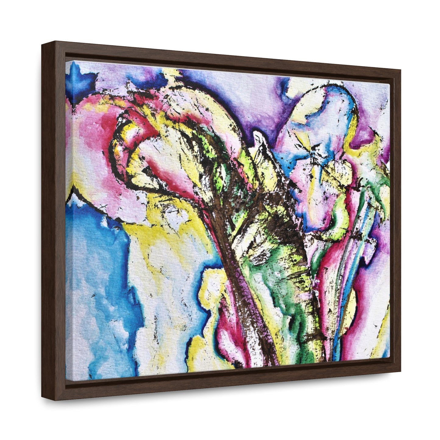 Calla Lilies Gallery Canvas Wraps, Horizontal Frame