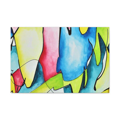 Blue Flame Canvas Gallery Wraps 24″ x 16″ 1.25"