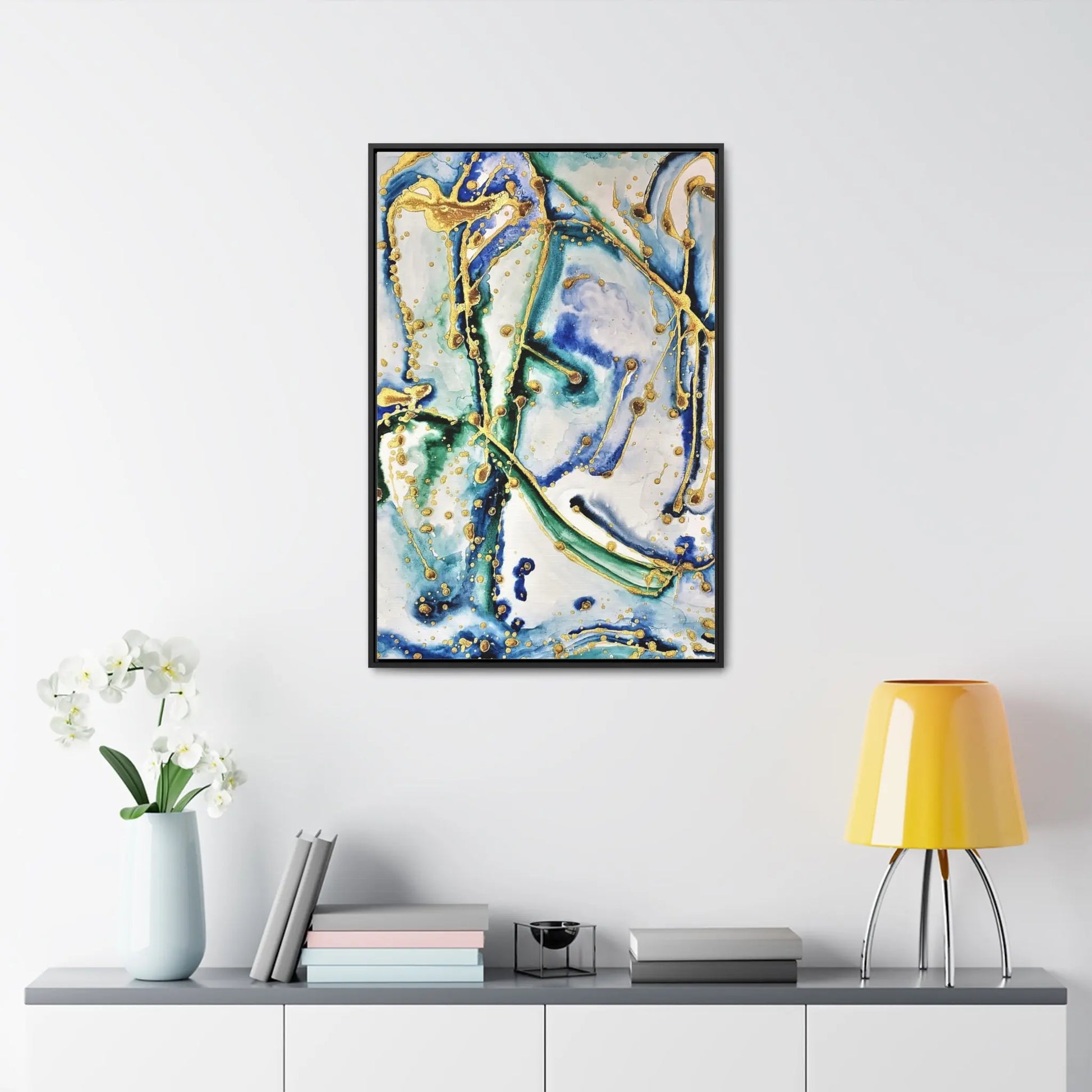 Blue Willow Gallery Canvas Wraps, Vertical Frame