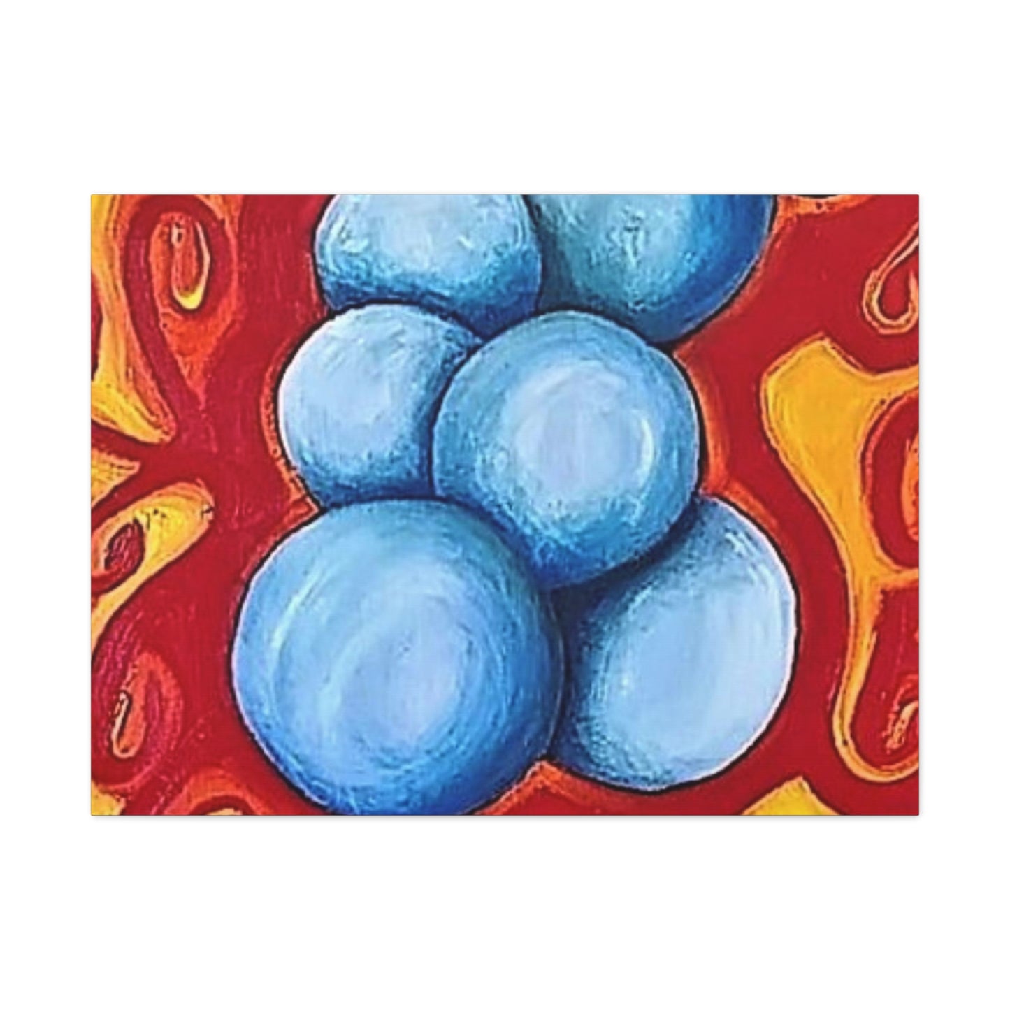 Blue Balls Canvas Gallery Wraps