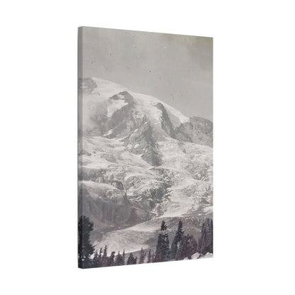 Mount Rainier Satin Canvas Stretched