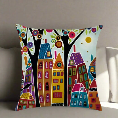 Fashion Pillow Cases Fabric Linen Home Pillow Case Cover Cushion