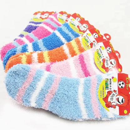 Children Candy Color Socks 5 Pairs