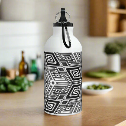 Black and White Diamond Oregon Sport Bottle