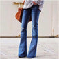 Chic Fit Ladies Slim Jeans - 02.Navy Blue S - Women's Fashion - Women's Clothing - Bottoms - Jeans