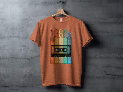 Vintage 1980s Retro Cassette Tape Cool Design T-Shirt- Cloud 16 Clothing Co.- {{Product type}}