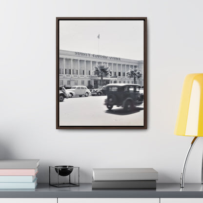 Sunset Bowling Center Largest in U.S 1939 Gallery Canvas Wraps Vertical Frame 16″ x 20″ Premium Gallery Wraps (1.25″) Walnut