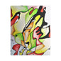 Red Mushroom Satin Canvas Stretched 8″ x 10″ (Vertical) 1.5"
