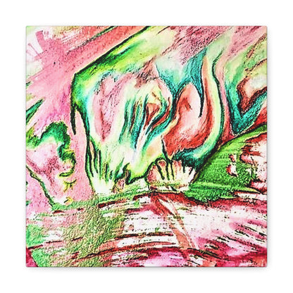 Pink Forest Canvas Gallery Wraps 12″ x 12″ 1.25"