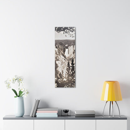 Artists Point Yellowstone Canvas Gallery Wraps 12″ x 36″ 1.25"