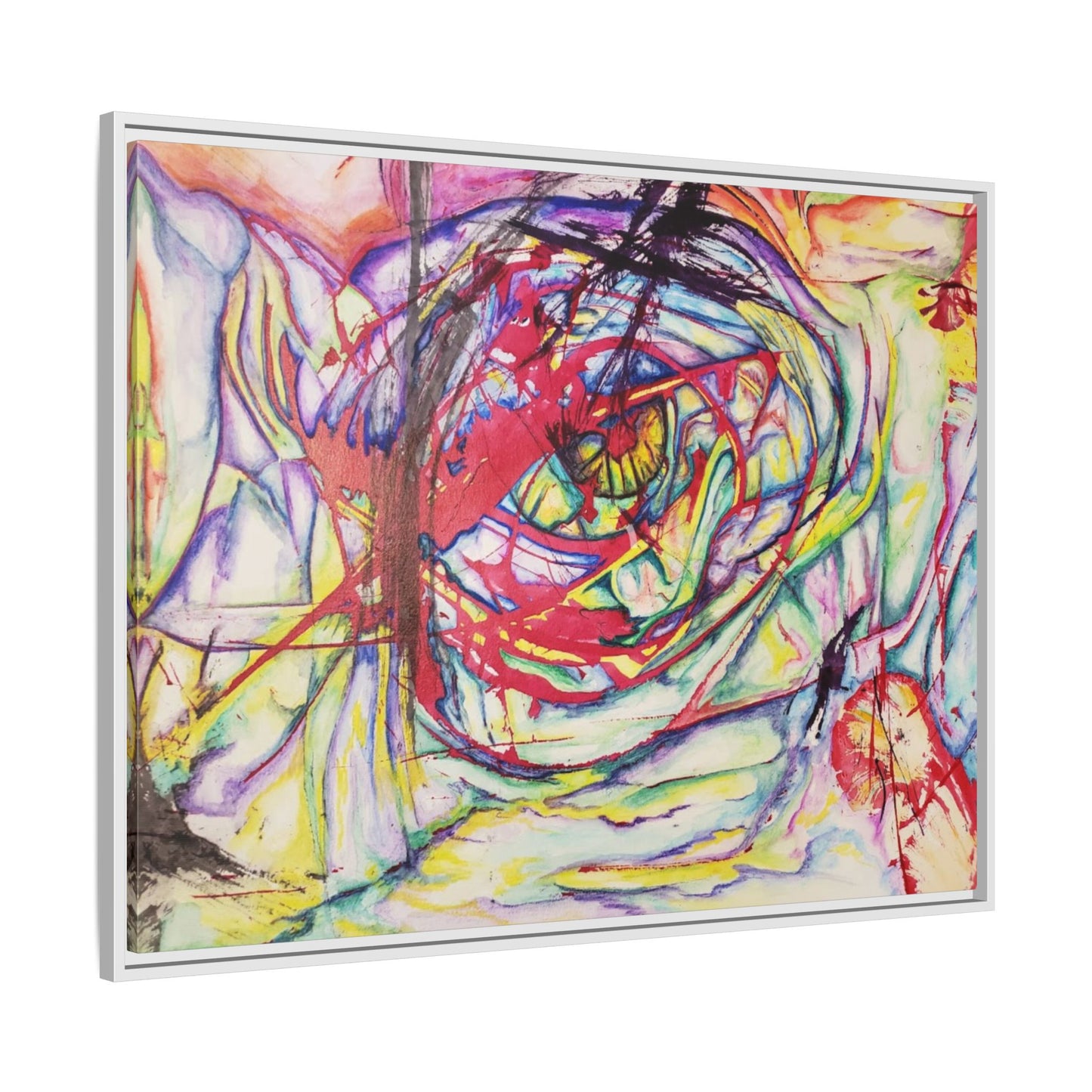 The Eye Framed Art Print - Kia Day Design