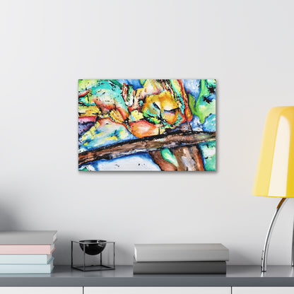 Owl In Flight Canvas Gallery Wraps