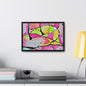 Pink Mouse Gallery Canvas Wraps Horizontal Frame 18″ x 12″ Black 1.25"
