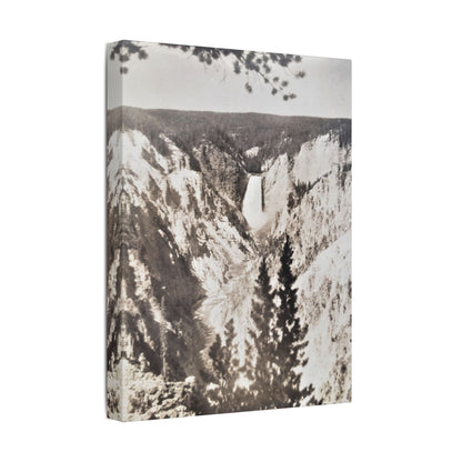 Artists Point Yellowstone Satin Canvas Stretched
